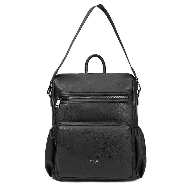 Mochila Cartera Mujer New Monstera Negro Calu-3