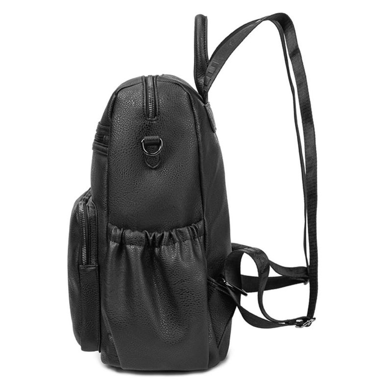 Mochila Cartera Mujer New Monstera Negro Calu-4
