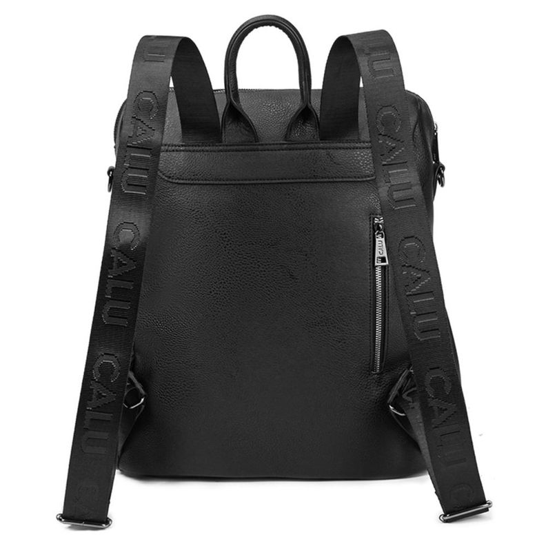 Mochila Cartera Mujer New Monstera Negro Calu-5