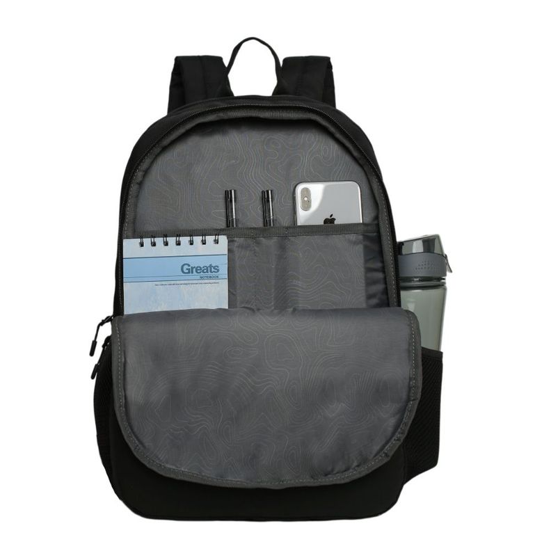 Mochila Engomada Carens Reverse Negro Head-2