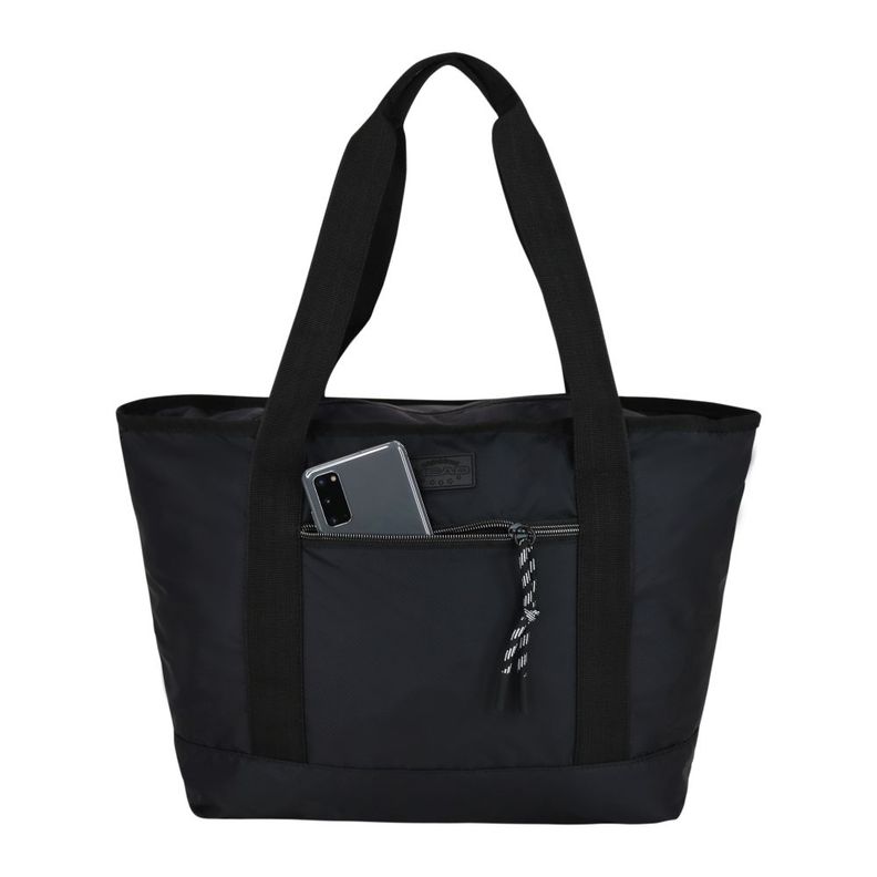 Bolso Cartera Star Negro Plata Head-2