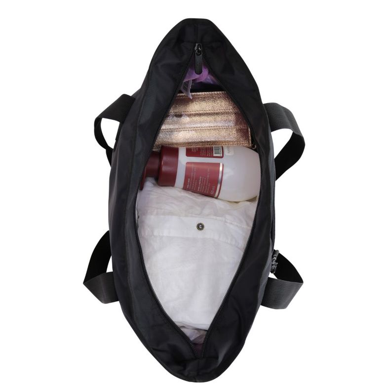 Bolso Cartera Star Negro Plata Head-4