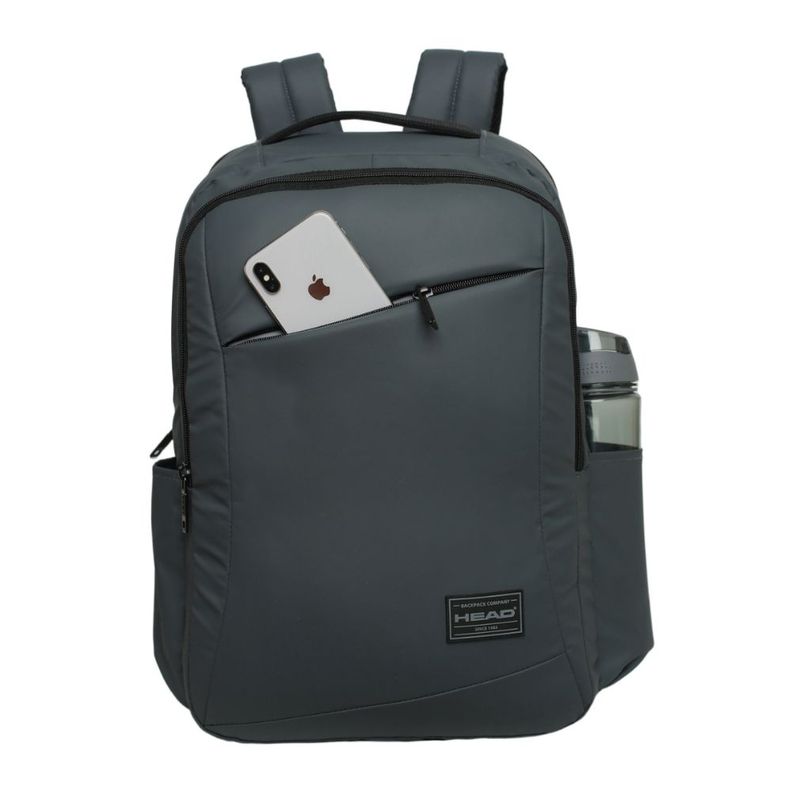 Mochila Ejecutivas Engomada Camiq Reverse Gris Head-1