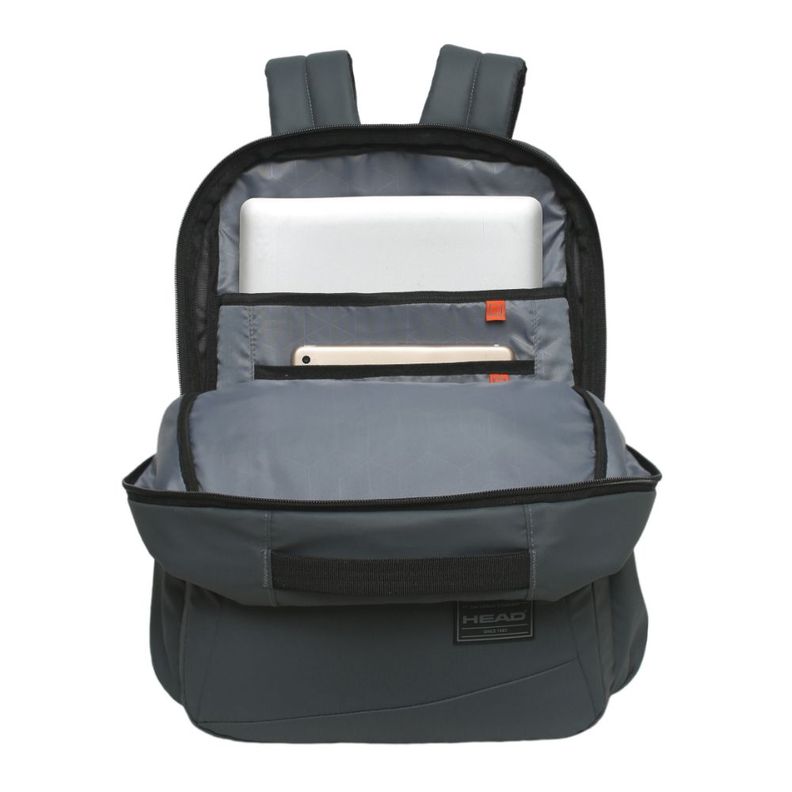 Mochila Ejecutivas Engomada Camiq Reverse Gris Head-2