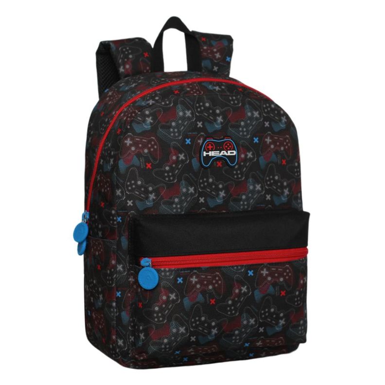Pack Kids Escolar Future Gamer Negro Head-1