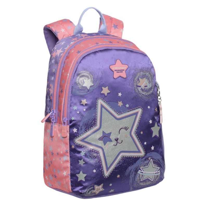 Mochila Infantil Niña Bionica Cat Star Lila Head-0