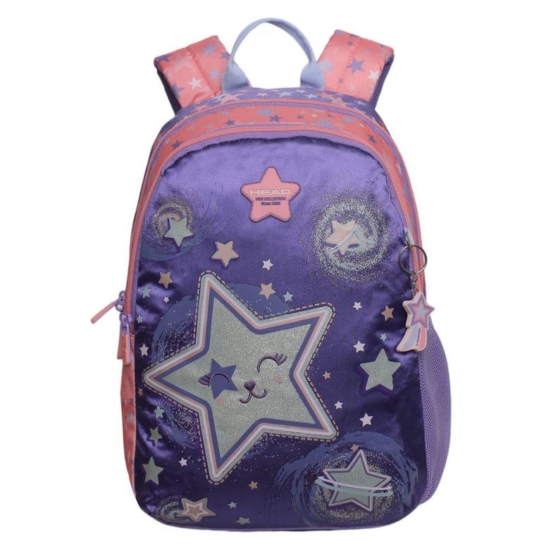 Mochila Infantil Niña Bionica Cat Star Lila Head-1