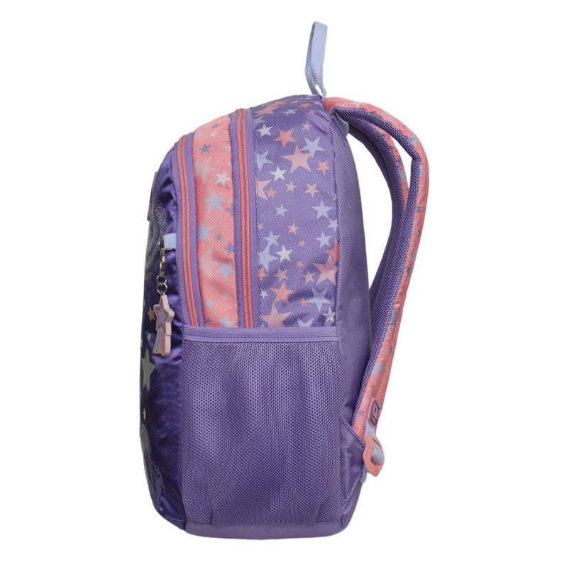Mochila Infantil Niña Bionica Cat Star Lila Head-4