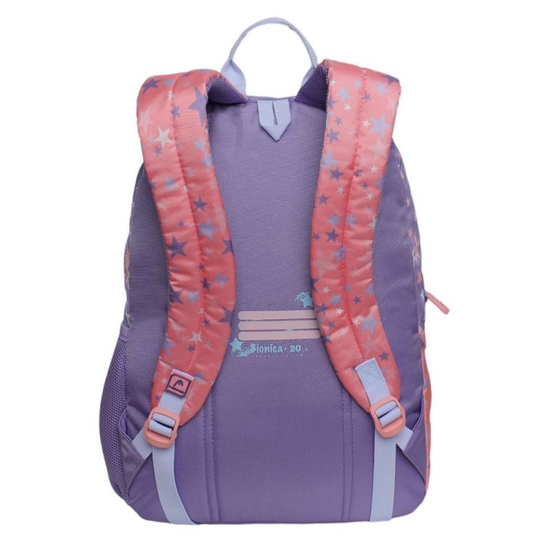 Mochila Infantil Niña Bionica Cat Star Lila Head-5
