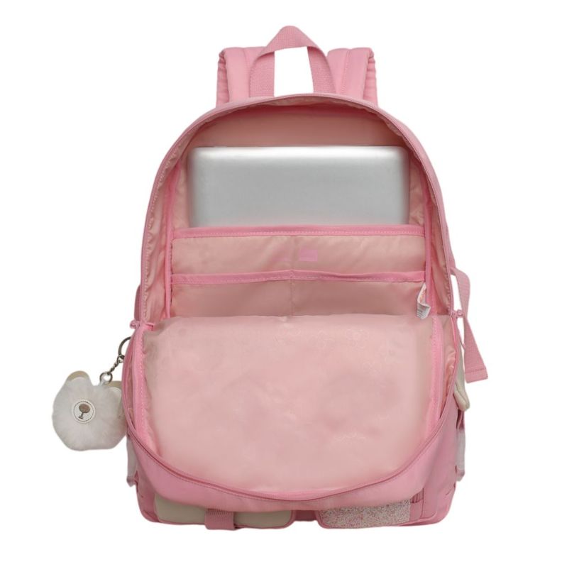 Mochila Mujer Kawaii Fusion Glitter Rosado Head-2