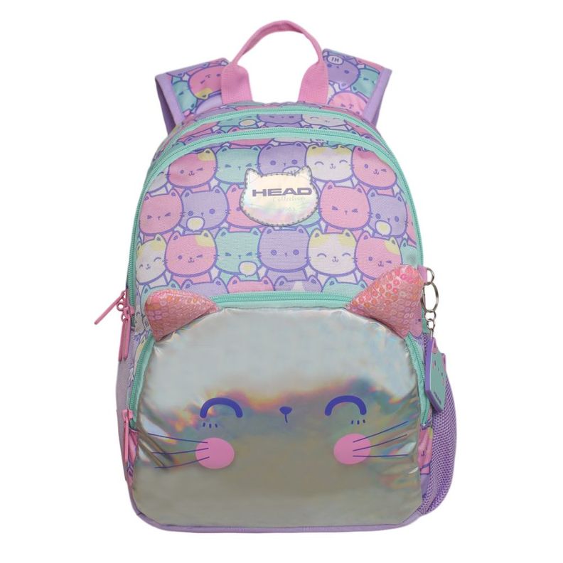 Mochila Infantil Niña Gum New Gatos Pastel Head-1