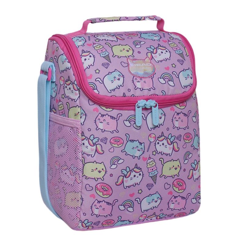 Lonchera Térmica Greenland Kawai Cat Lila Head-0