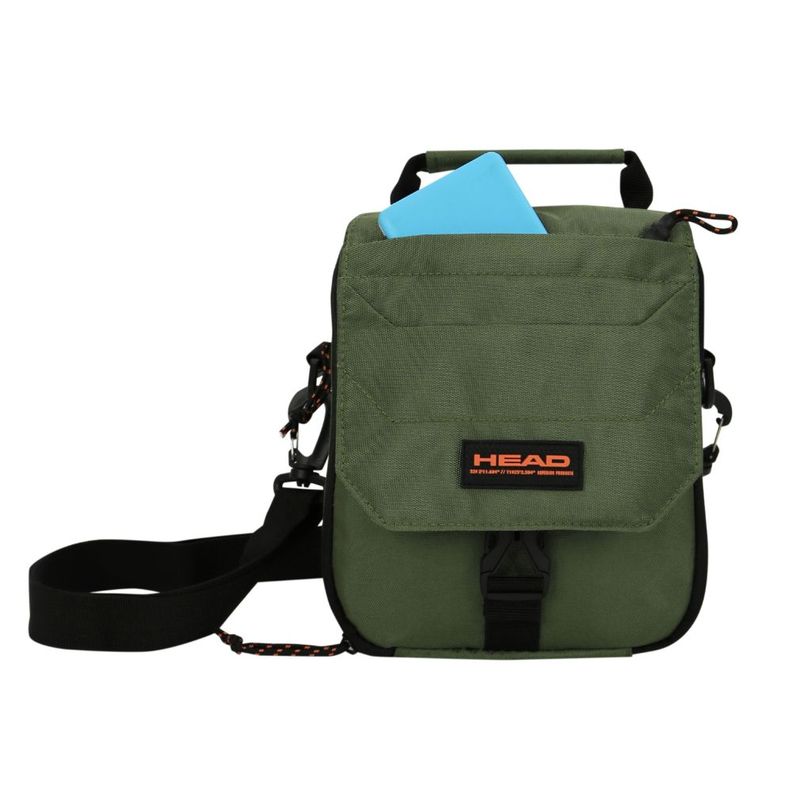 Bolso Porta Documentos Boxing Verde Militar Head-3