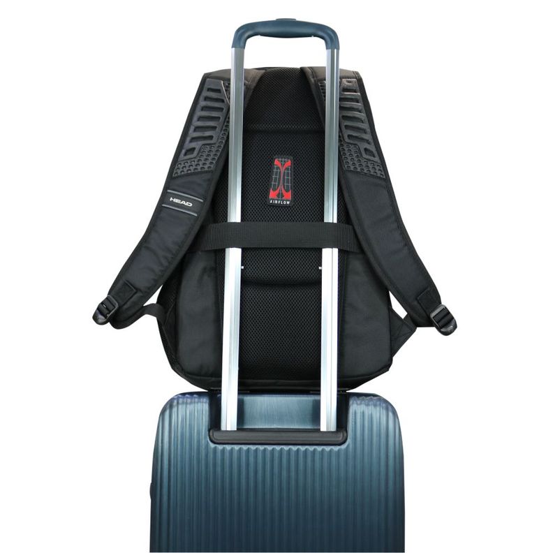 Mochila Ejecutiva Notebook Taycan Negro Head-4