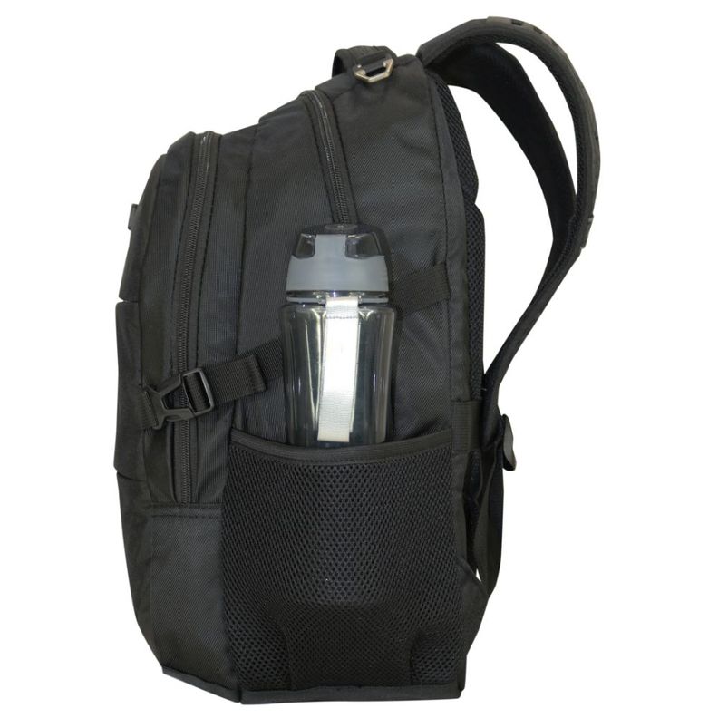 Mochila Ejecutiva Notebook Taycan Negro Head-8