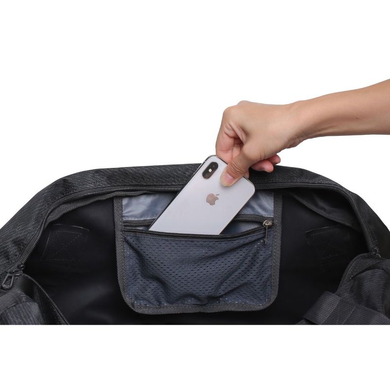 Bolso Deportivo Básico Musso Smoked Negro Head-2