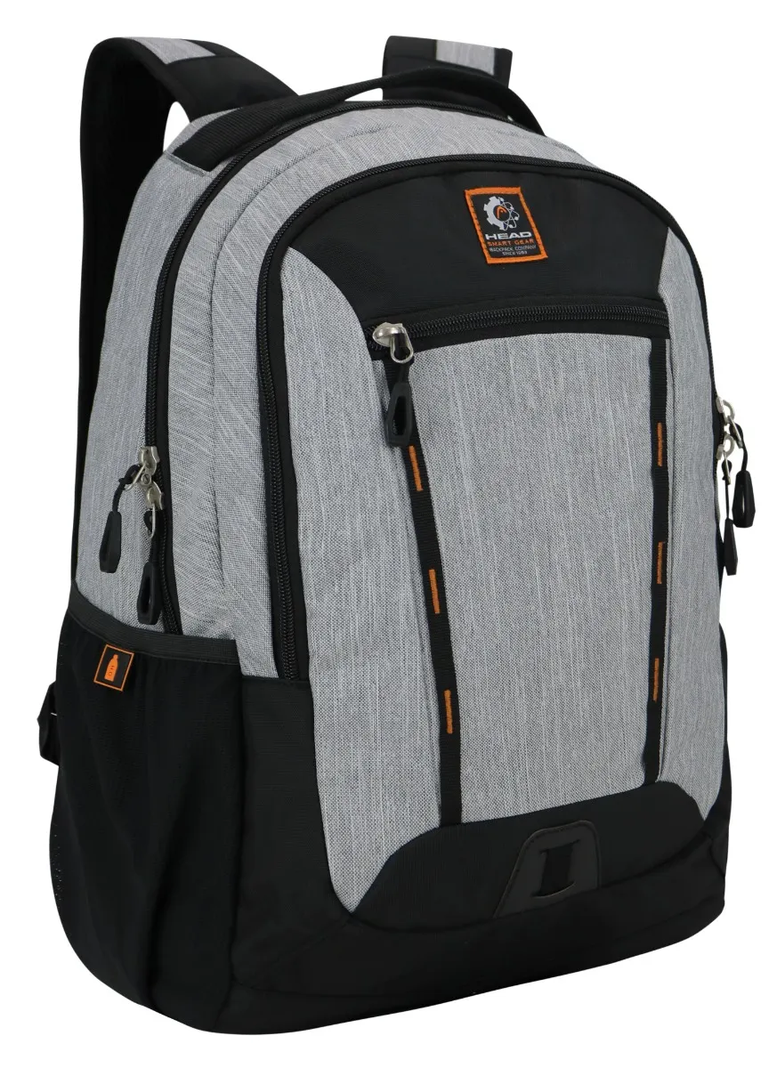 Mochila Porta Laptop Legend Gris Claro Melange Head-0