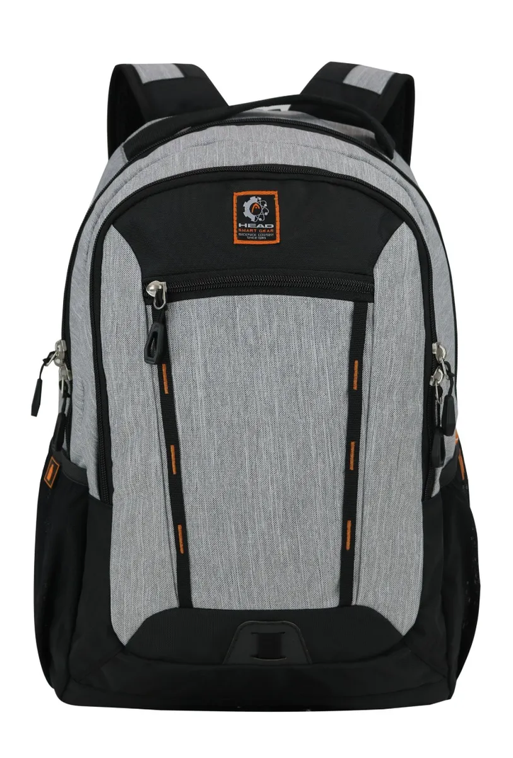 Mochila Porta Laptop Legend Gris Claro Melange Head-1