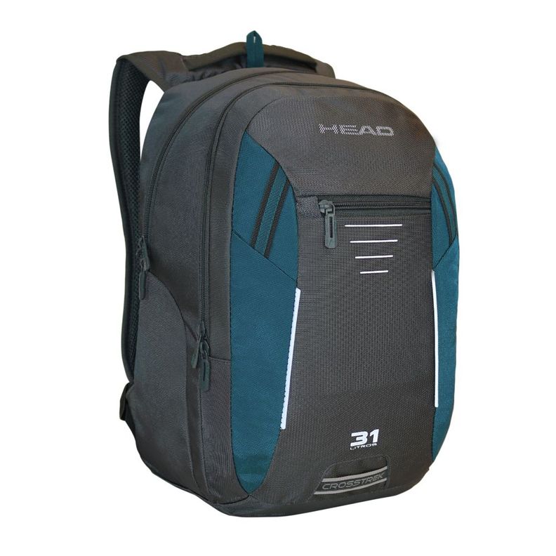 Mochila Porta Laptop Crosstrek New Gris Turquesa Head-0