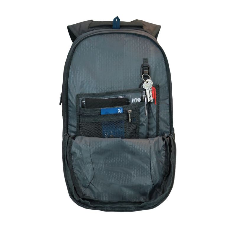 Mochila Porta Laptop Crosstrek New Gris Turquesa Head-4