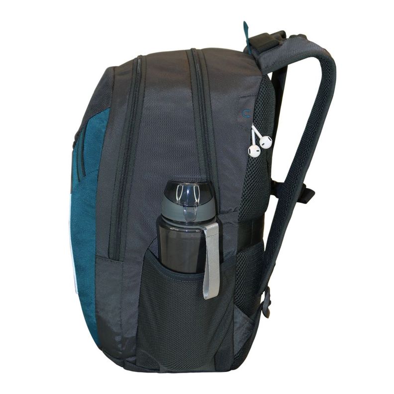 Mochila Porta Laptop Crosstrek New Gris Turquesa Head-5