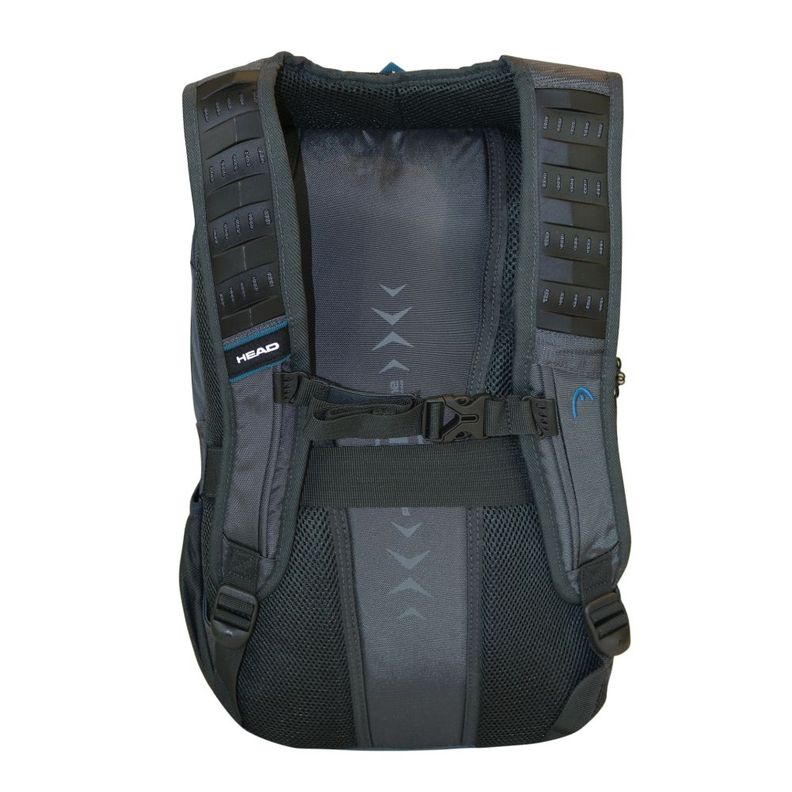 Mochila Porta Laptop Crosstrek New Gris Turquesa Head-7