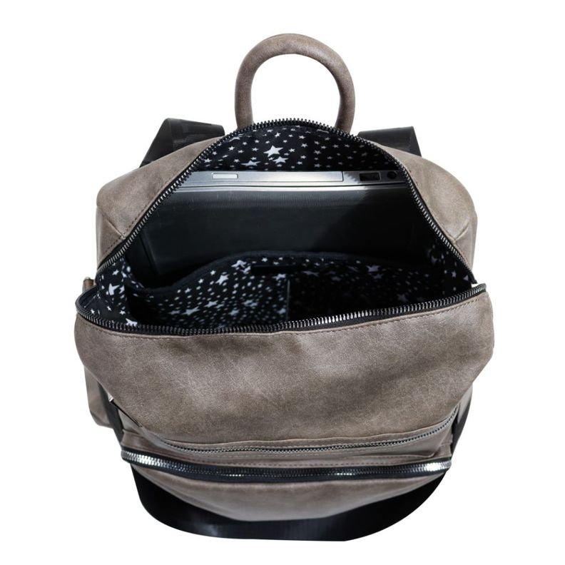 Mochila Cartera New Monstera Laptop Cafe Calu-4