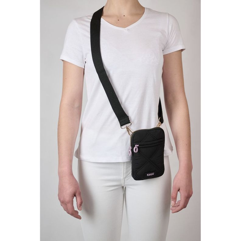 Bolso Porta Celular Rebeca Negro Calu-6