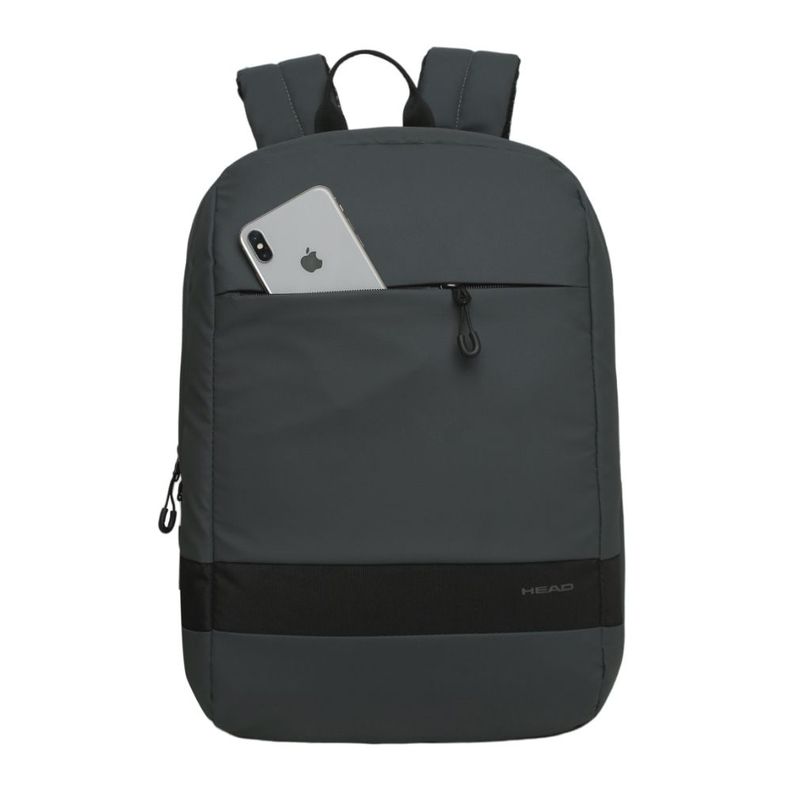 Mochila Ejecutiva Compacta Blazer Gris Head-1