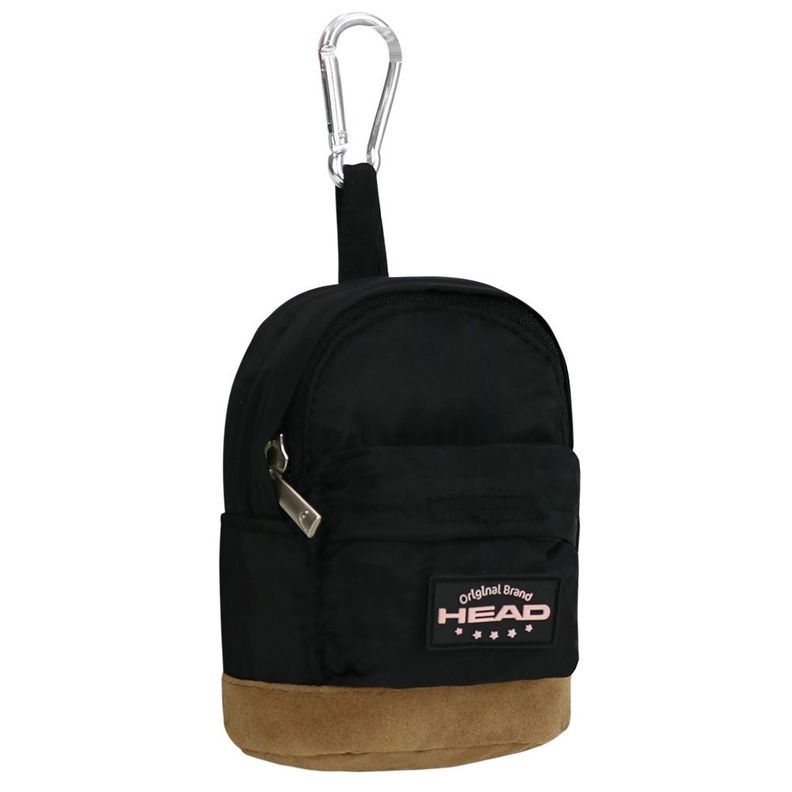 Mini Mochila Negro Rose Gold Head-0
