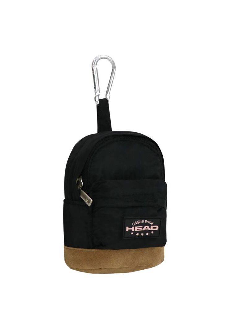 Mini Mochila Negro Rose Gold Head-1