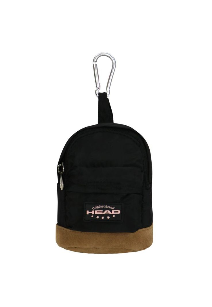 Mini Mochila Negro Rose Gold Head-3