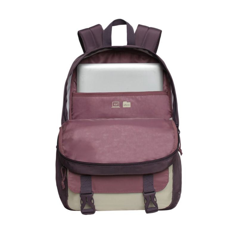 Mochila Mujer Corolla Color Block Morado Head-2