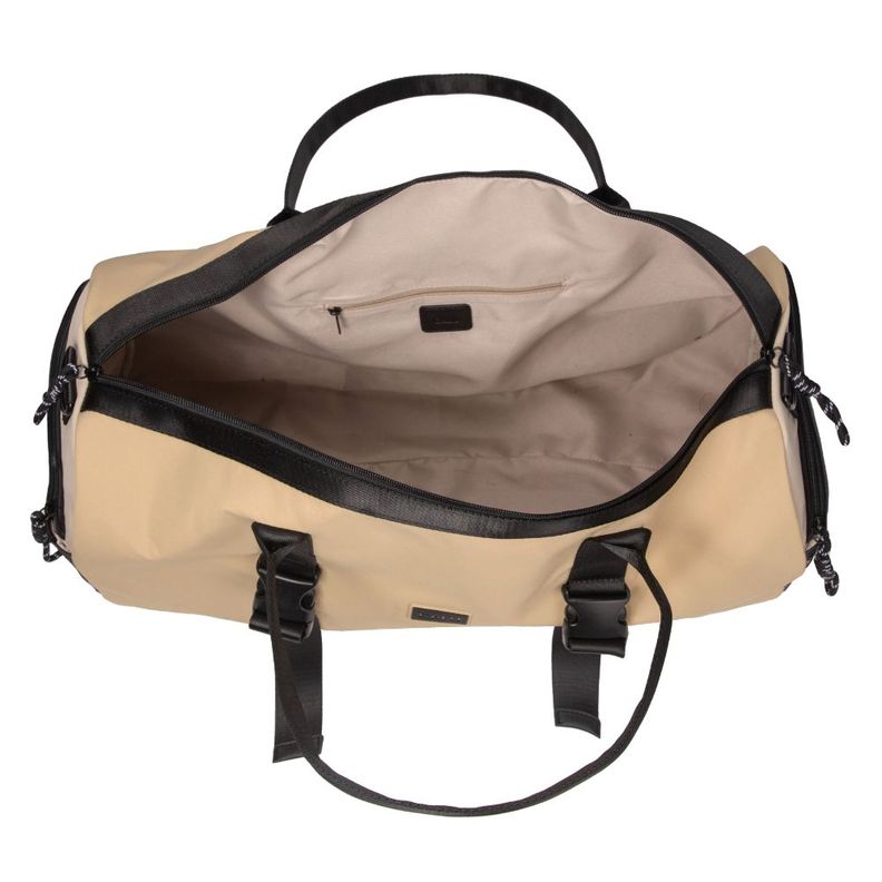 Bolso Amplio Funcional Betina Beige Calu-3