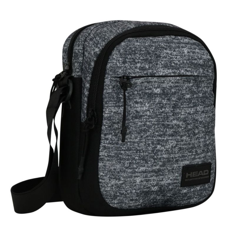 Bolso Cruzado Magnus 4 New Melange Gris Oscuro Head-0