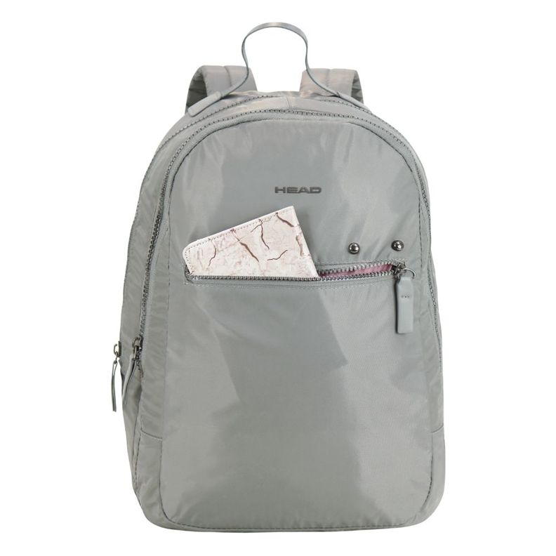 Mochila Mujer Porta Notebook New Cloud Gris Head-1