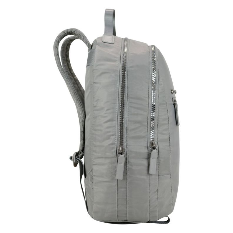 Mochila Mujer Porta Notebook New Cloud Gris Head-4