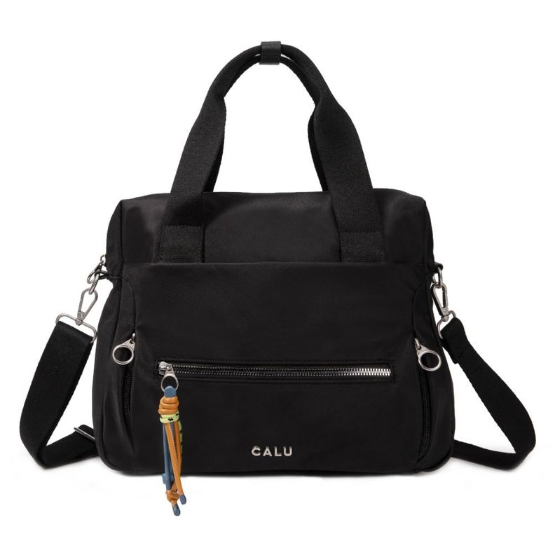 Cartera Mediana Trini Negro Calu-1