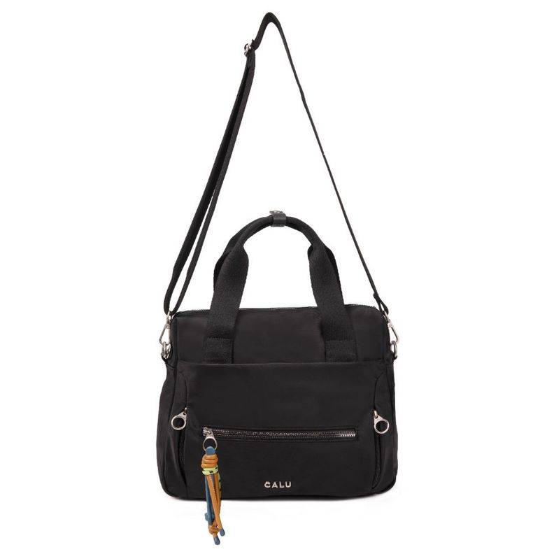 Cartera Mediana Trini Negro Calu-2