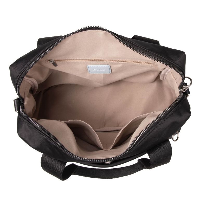 Cartera Mediana Trini Negro Calu-3
