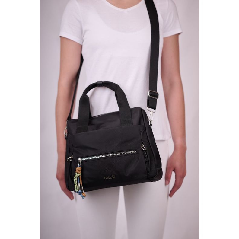 Cartera Mediana Trini Negro Calu-6