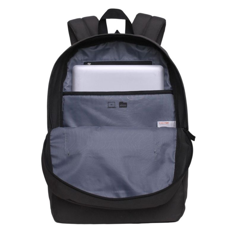 Mochila Notebook Scorpio Gris Oscuro Head-3
