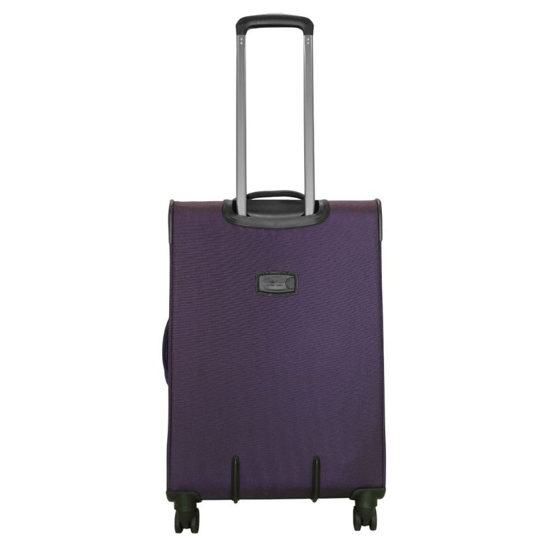 Maleta Blanda Expandible con TSA Londres M Morado Head-9