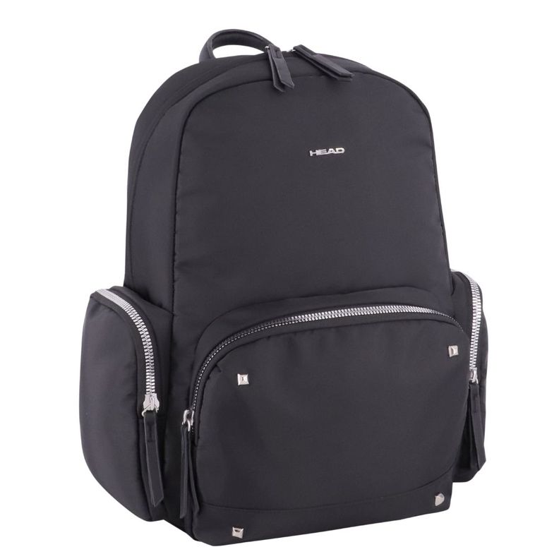 Mochila Ejecutiva Mujer Gold New Negro Head-0