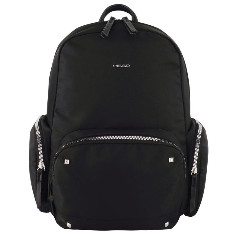Mochila Ejecutiva Mujer Gold New Negro Head-1