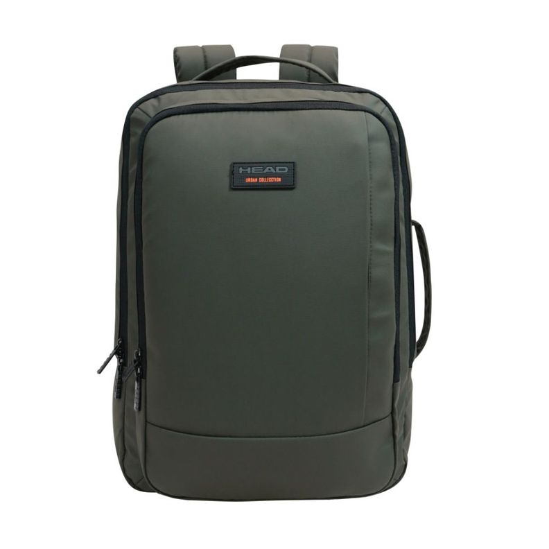 Mochila Ejecutiva Expandible Trip Reverse Verde Militar Head-1