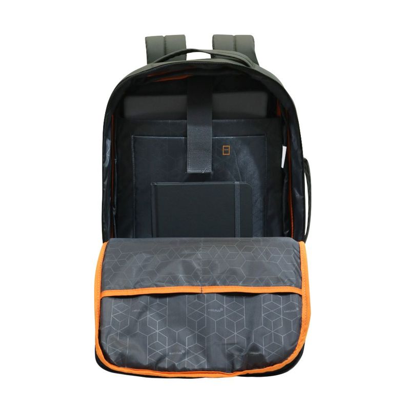Mochila Ejecutiva Expandible Trip Reverse Verde Militar Head-4