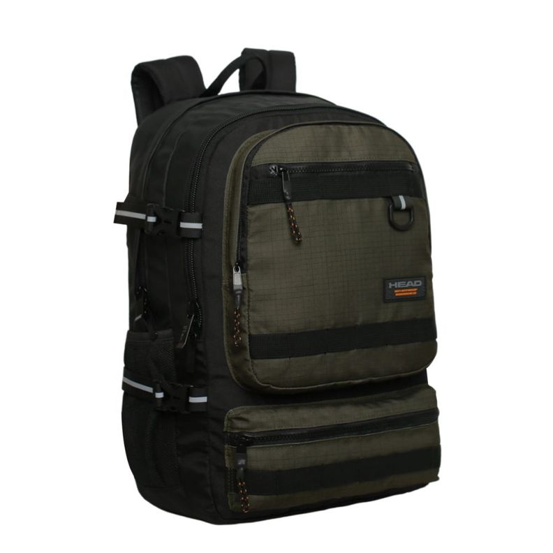 Mochila Expedition 40 Litros Cuadros Verde Head-0