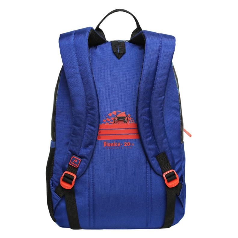 Mochila Infantil Niño Bionica Racing Azul Head-5