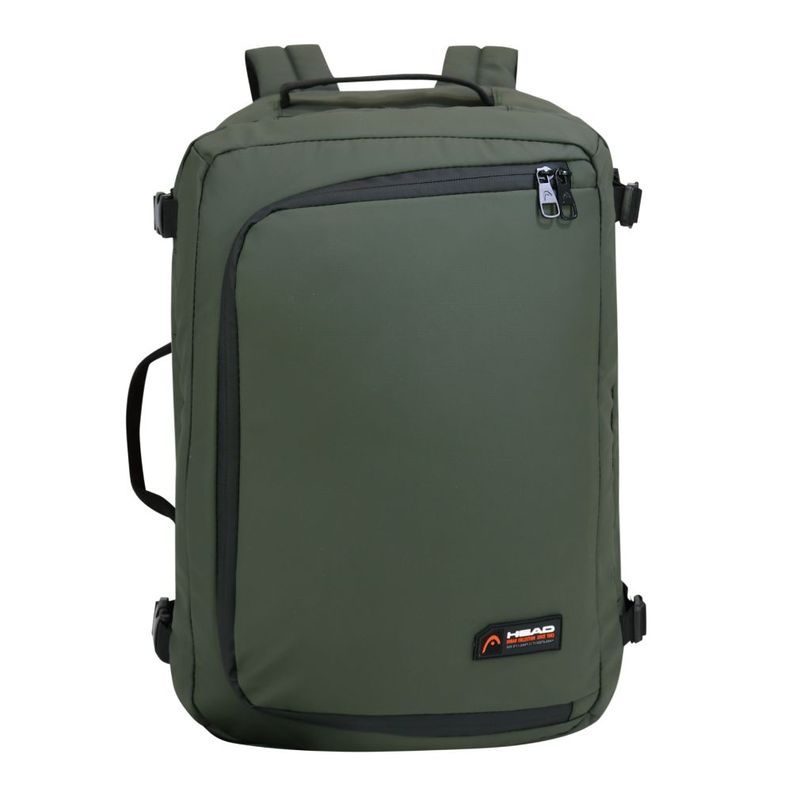 Mochila De Viaje Premium Traveler Verde Militar Head-1